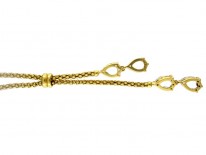 Retro Aquamarine 18ct Gold Necklace
