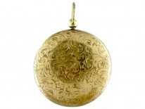 Large 18ct Gold Victorian Locket