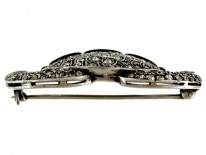 Art Deco Paste Brooch