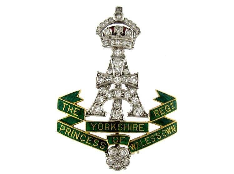 First World War Sweetheart Regimental Brooch