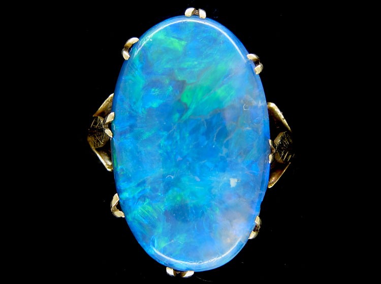 Large Edwardian Opal Ring