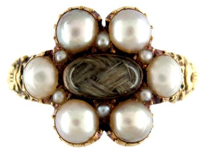 Georgian Natural Pearl Ring