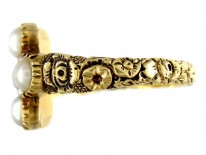 Georgian Natural Pearl Ring