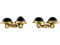 Pink & Green Tourmaline Cufflinks