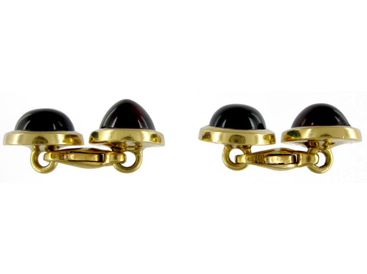 Pink & Green Tourmaline Cufflinks