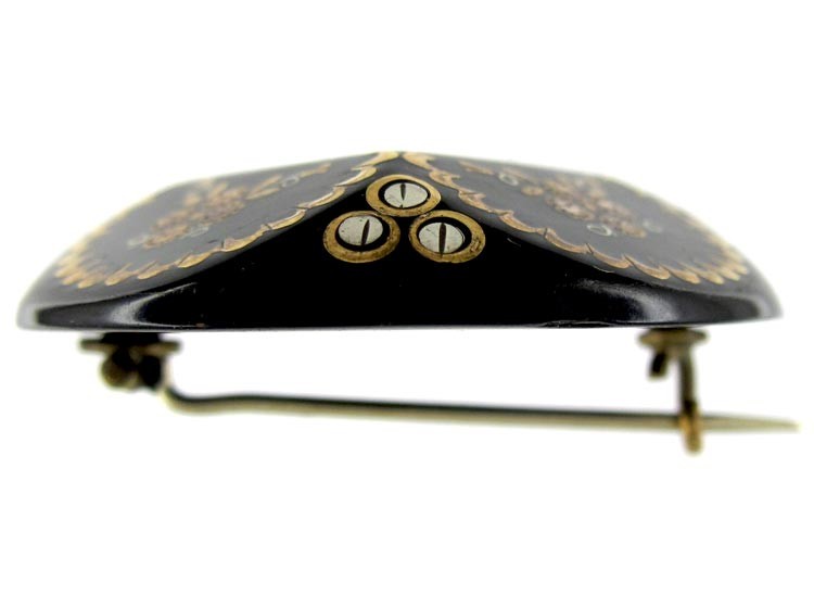 Victorian Pique Brooch