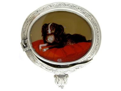 Scottish Dog Garter Brooch