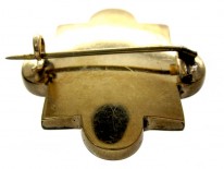15ct Gold Scottish Agate & Jasper Brooch