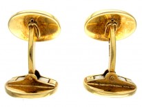 Asprey 18ct Gold Lapis Cufflinks
