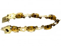 15ct Gold & Citrine Bracelet