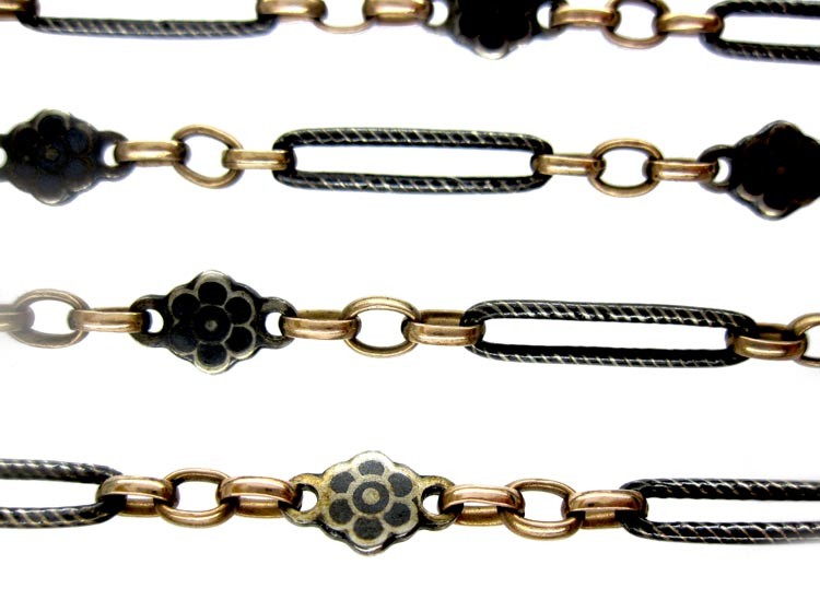 Silver Niello Guard Chain