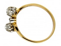 Diamond Art Nouveau Ring
