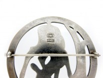 Georg Jensen Large Silver Fawn Brooch
