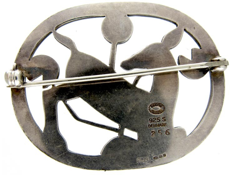 Georg Jensen Fawn Brooch