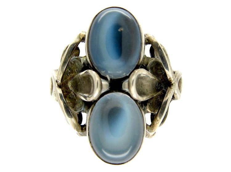 Georg Jensen Moonstone Silver Ring