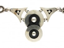 Silver Mexican Necklace by Rodriguez