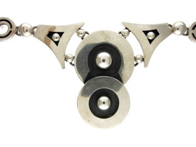 Silver Mexican Necklace by Rodriguez