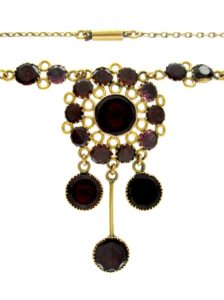Regency Almandine Garnet Necklace