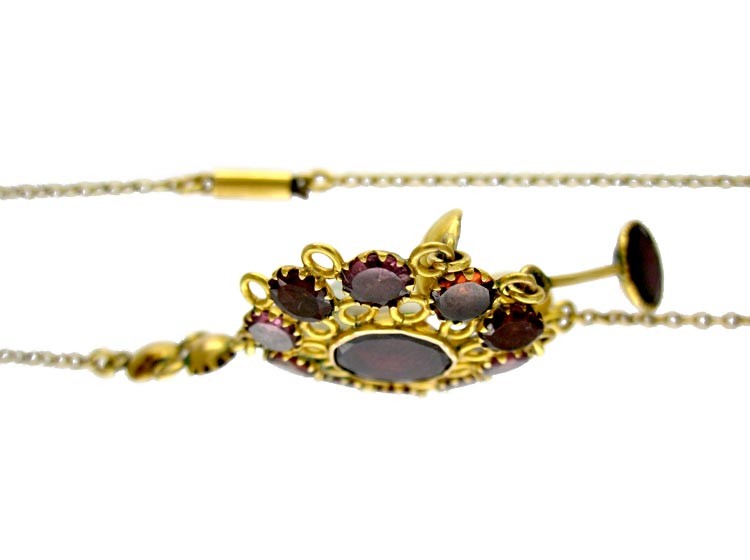 Regency Almandine Garnet Necklace