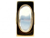 Large Moonstone 14ct Gold Ring