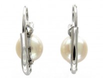 Pearl & Diamond Earrings