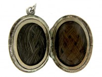 Silver Small Victorian Locket