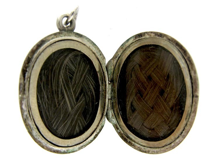 Silver Small Victorian Locket
