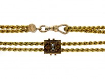Pinchbeck & Gold Guard Chain