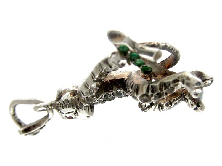 Paste Monkey Silver Pendant