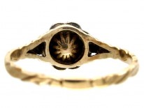 Georgian Rose Diamond Cluster Ring