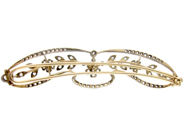 Edwardian Diamond Hair Clip