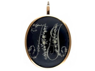 Large Georgian Monogram Pendant