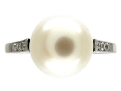 Pearl & Diamond Ring