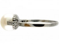 Pearl & Diamond Ring