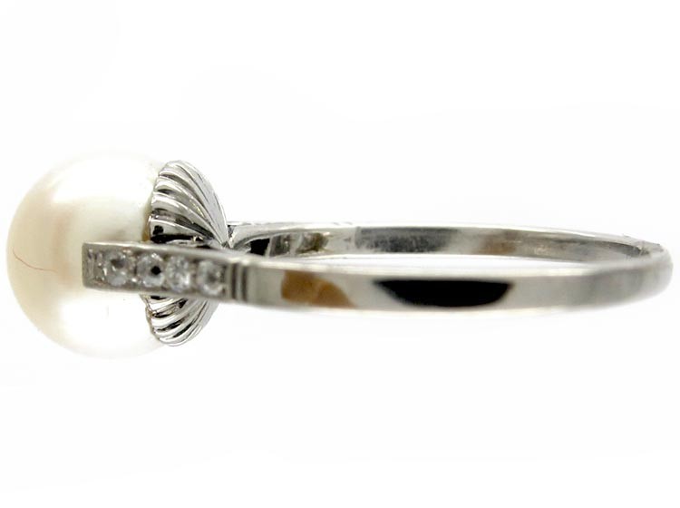 Pearl & Diamond Ring