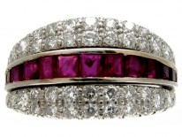 Flip Over Night & Day Gem Set Ring