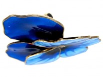 David Andersen Large Silver Pansy Brooch