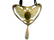 George Pierre Carved Horn Pendant