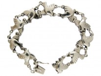 Silver Birds Bracelet