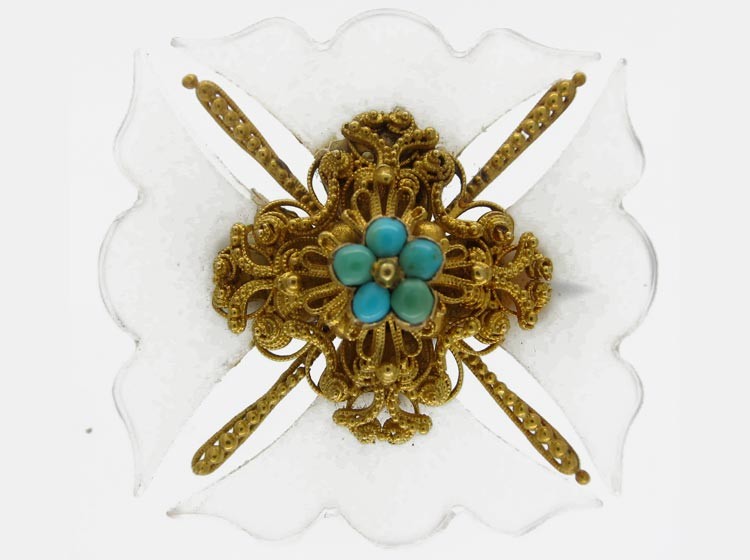 Maltese Cross Brooch