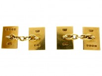 Enamel 18ct Gold Cufflinks