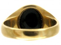 Bloodstone Crested Signet Ring