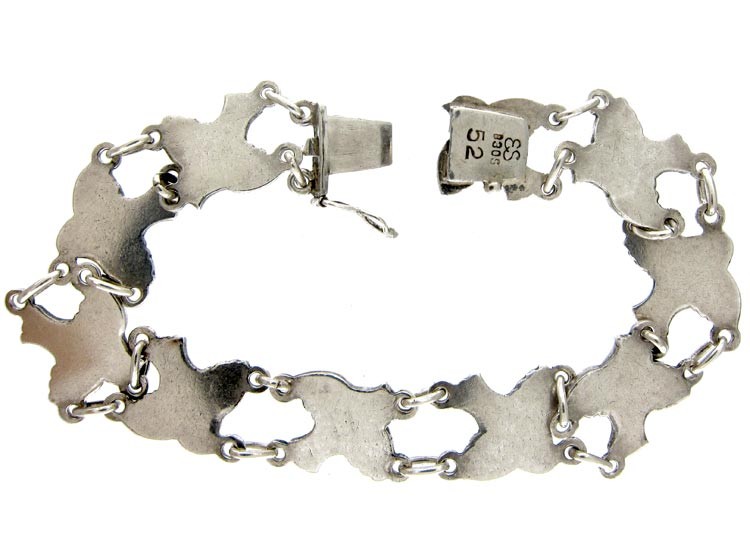 Silver Birds Bracelet