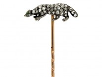 Diamond Badger Tie Pin
