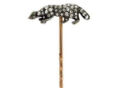 Diamond Badger Tie Pin