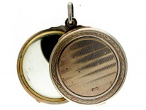 Large Silver Gilt Locket