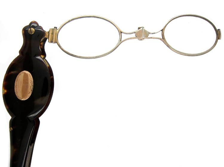 Victorian Tortoishelle & Silver Lorgnette