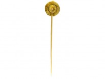 18ct Gold Enamel Pierrot Tie Pin