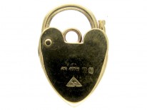 Gold Padlock Charm