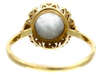 Man in Moon Moonstone Ring